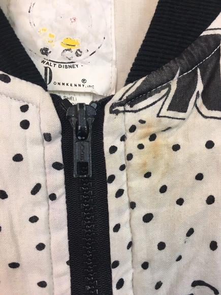 VTG Disney Mickey & Co Donn Kenny Bomber Jacket Minnie Mouse Sequins Womens Sz M - Picture 3 of 12